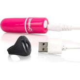 Screaming O Charged Vooom Pink Remote Bullet Vibrator > Sex Toys For Ladies > Mini Vibrators